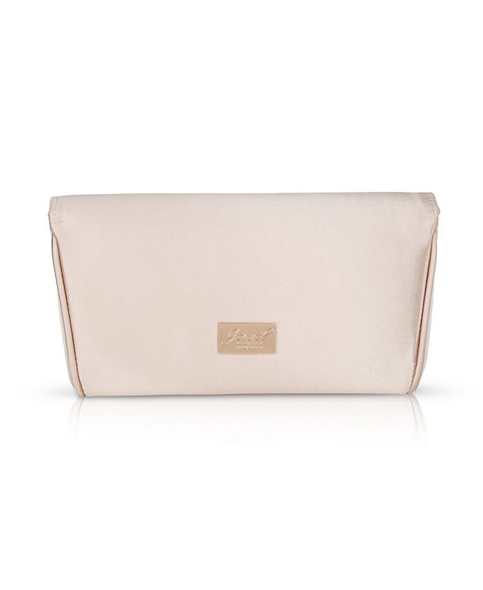 

Клатч Amelia Double Smile с клапаном Jewel Badgley Mischka, тан/бежевый