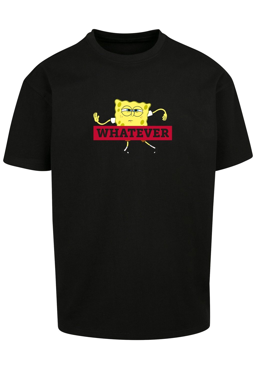 

Футболка с принтом SPONGEBOB SCHWAMMKOPF WHATEVER F4NT4STIC, черный