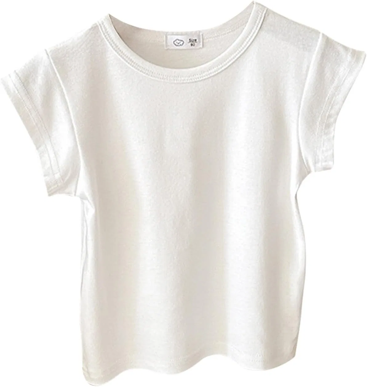 Футболка детская хлопковая, White