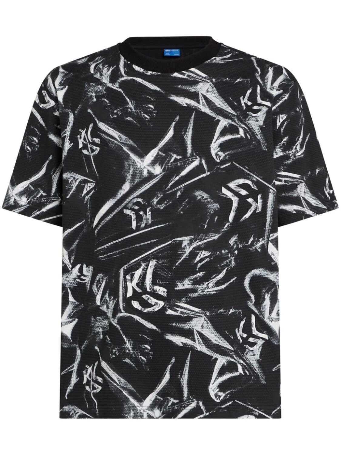 

Футболка с монограммой KLJ Karl Lagerfeld Jeans, черный