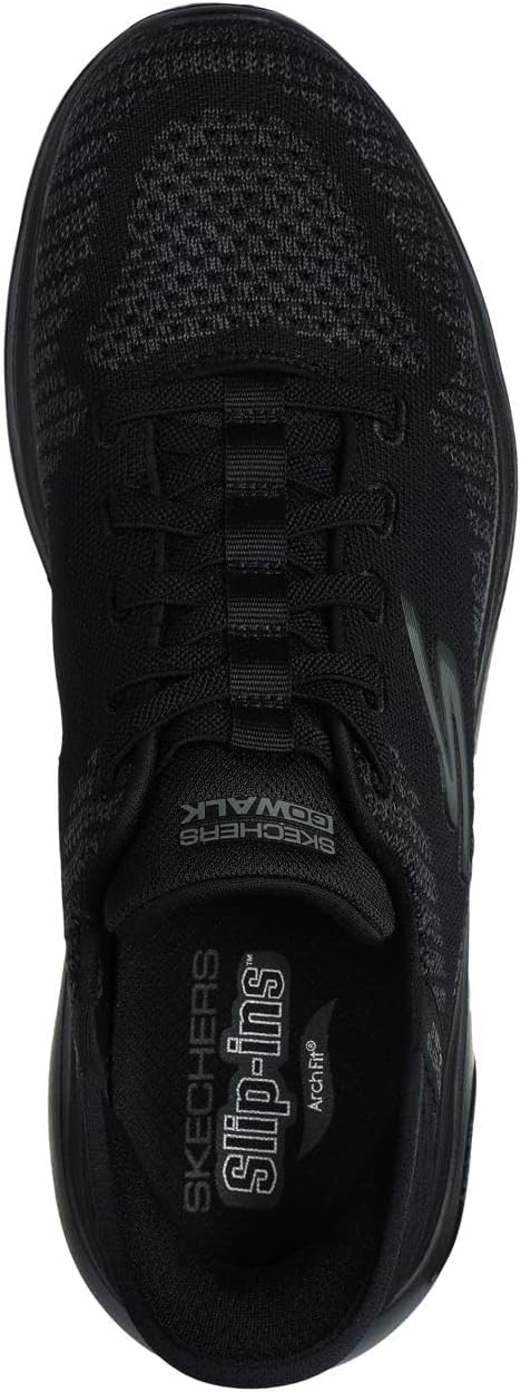 Мужские кроссовки Skechers Go Walk Arch Fit 2.0 - Grand для ходьбы, черный — фото 3