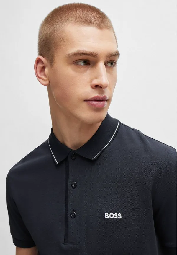 Рубашка поло paule Boss, Dark Blue — фото 4