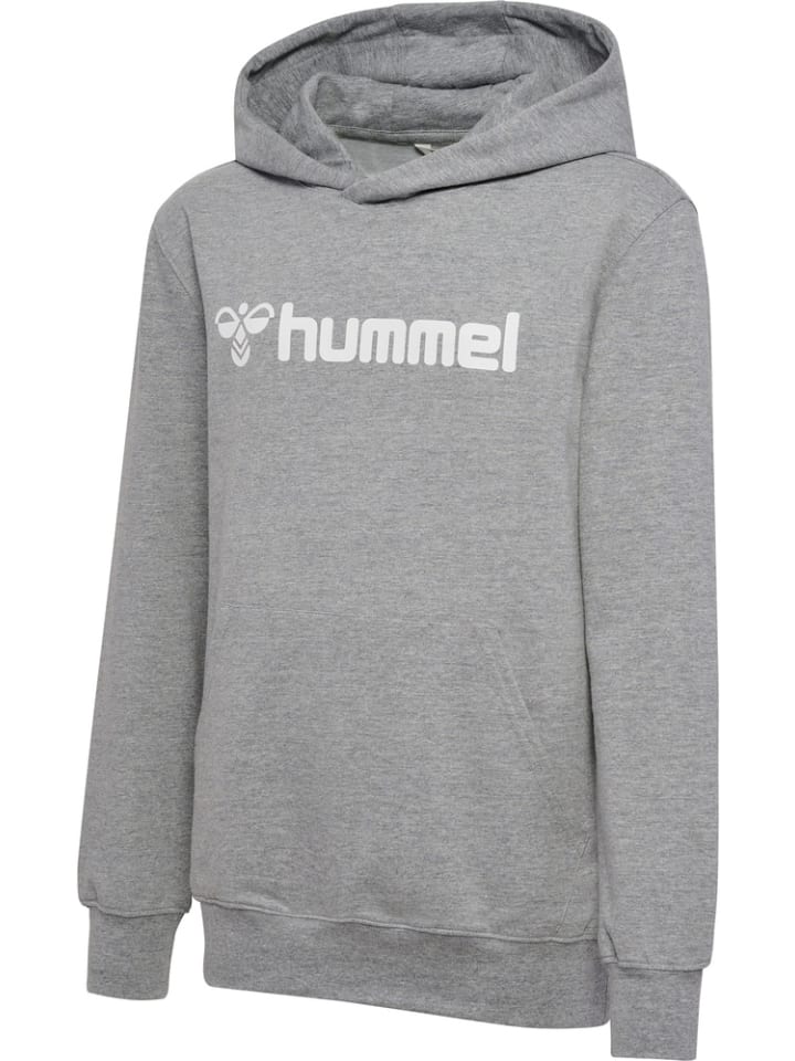 

Детская толстовка "Hmlgo 2.0 Logo Hoodie Kids" серого цвета Hummel