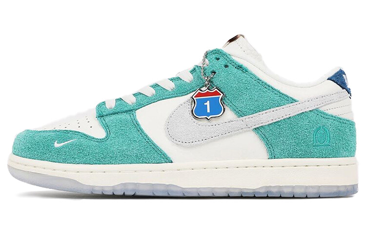 

Кроссовки Nike Dunk Low Kasina Road Sign, Зеленый, Кроссовки Nike Dunk Low Kasina Road Sign