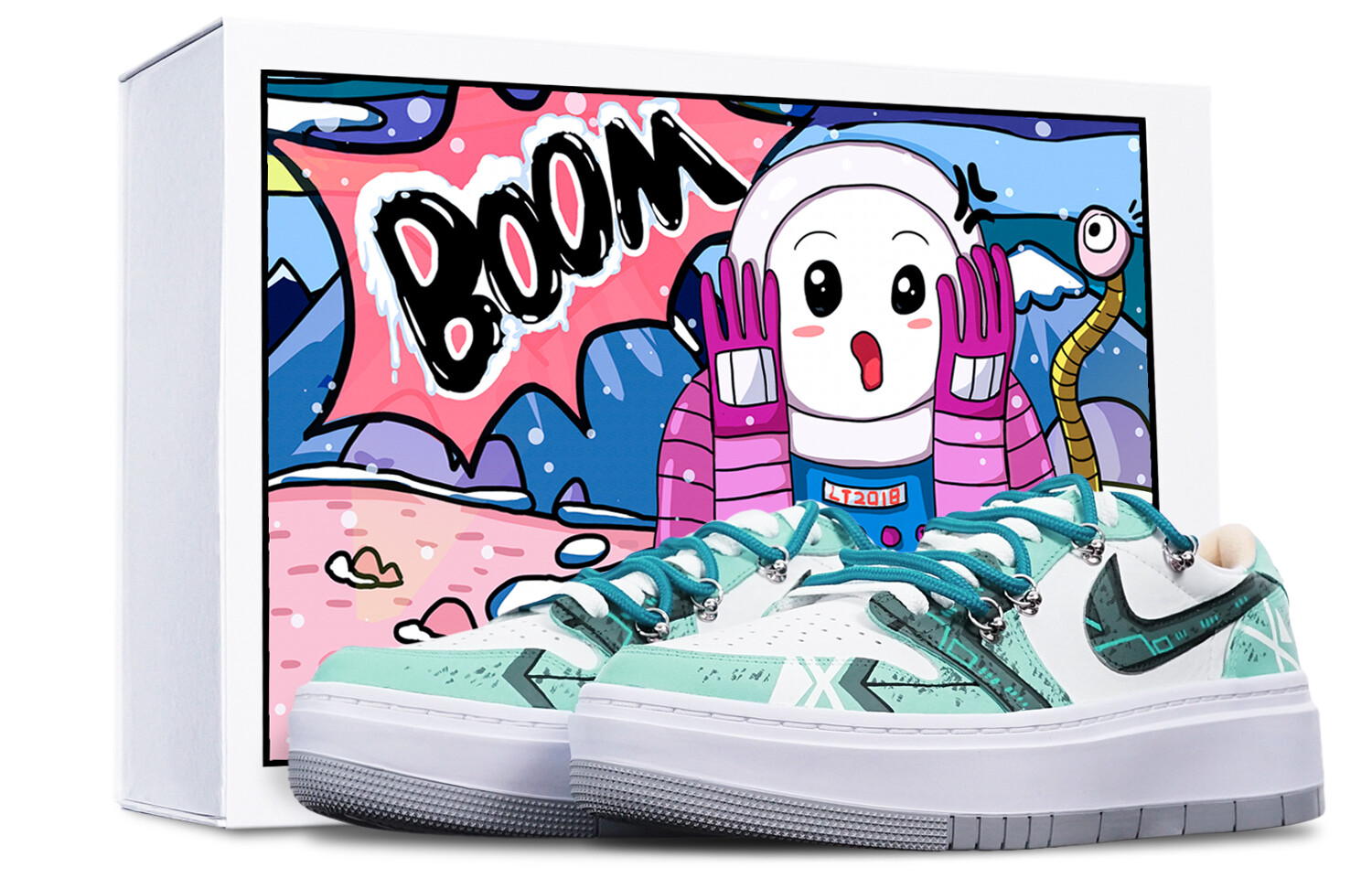 

Кроссовки Air Jordan 1 Vintage Basketball Shoes Women's Low-Top White