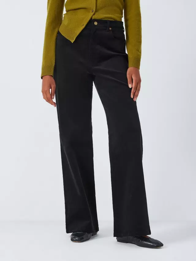 

Брюки John Lewis Bootcut Corduroy, черный
