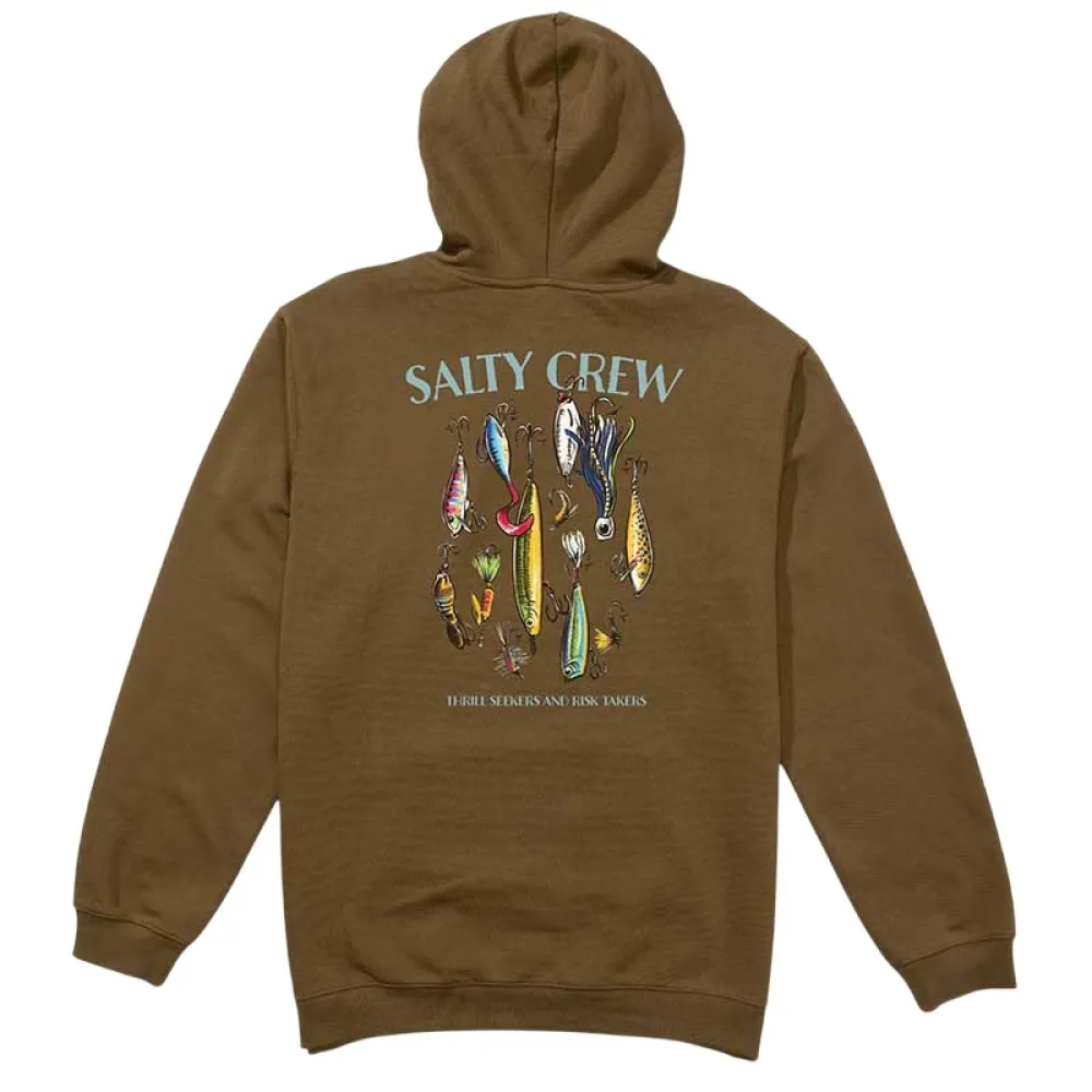 

Худи Salty Crew Lure gear fleece, зеленый