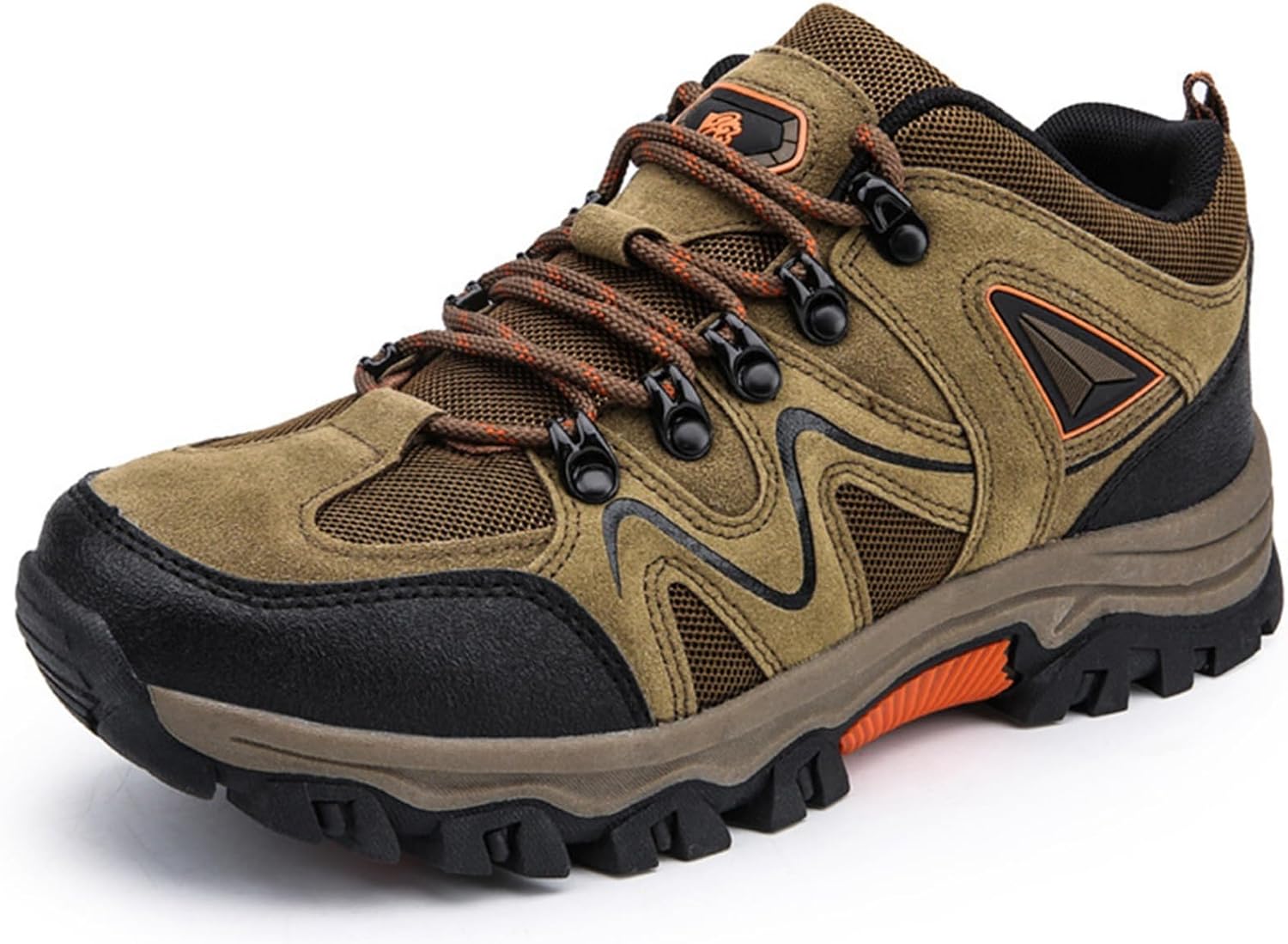 

Мужские походные кроссовки Нескользящие, легкие, для улицы, с поддержкой свода стопы, удобной подошвой и амортизацией для походов, прогулок и кемпинга Generic, коричневый