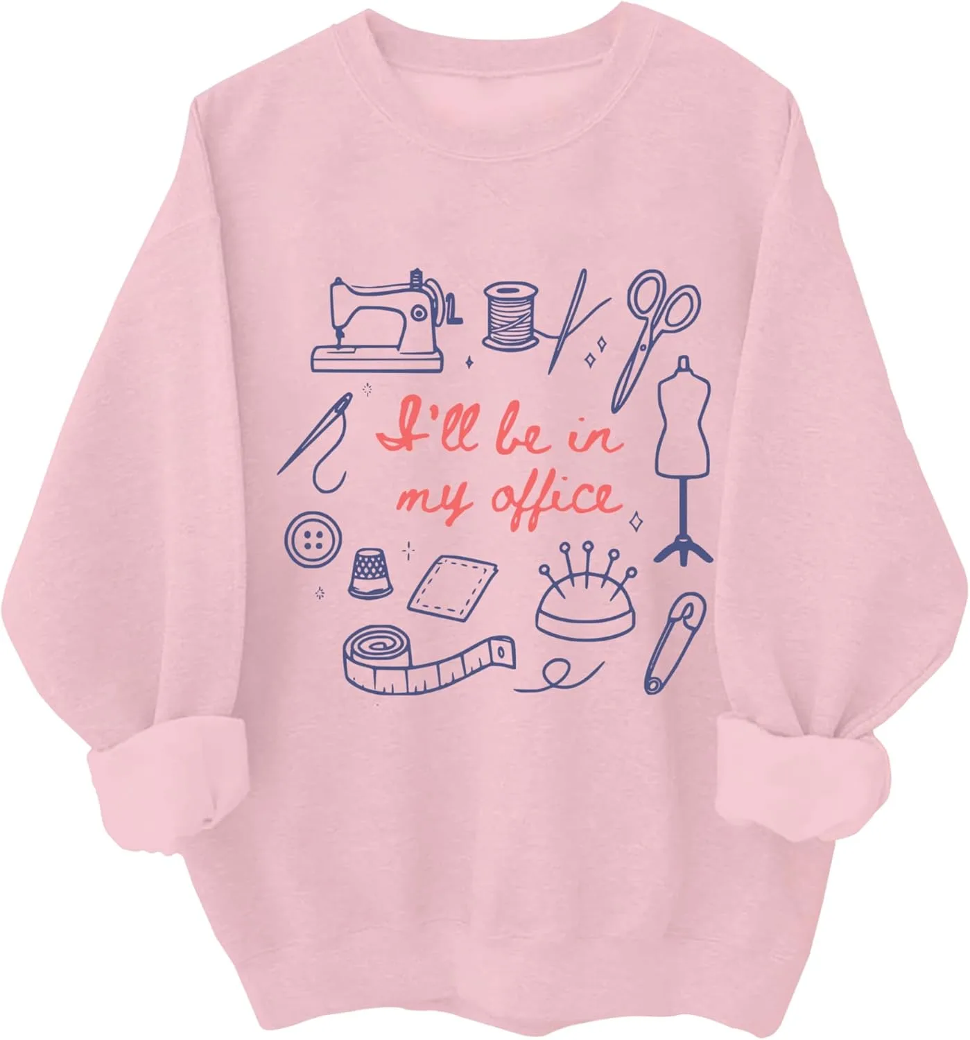 

Толстовка с принтом "I'll Be In My Office" для любителей шитья Relliot