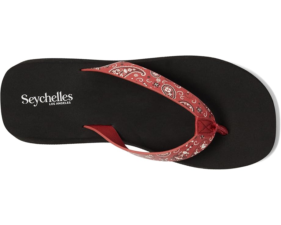 Сандалии Seychelles Skyscraper Bandana Print, цвет Red Polyurethane — фото 2