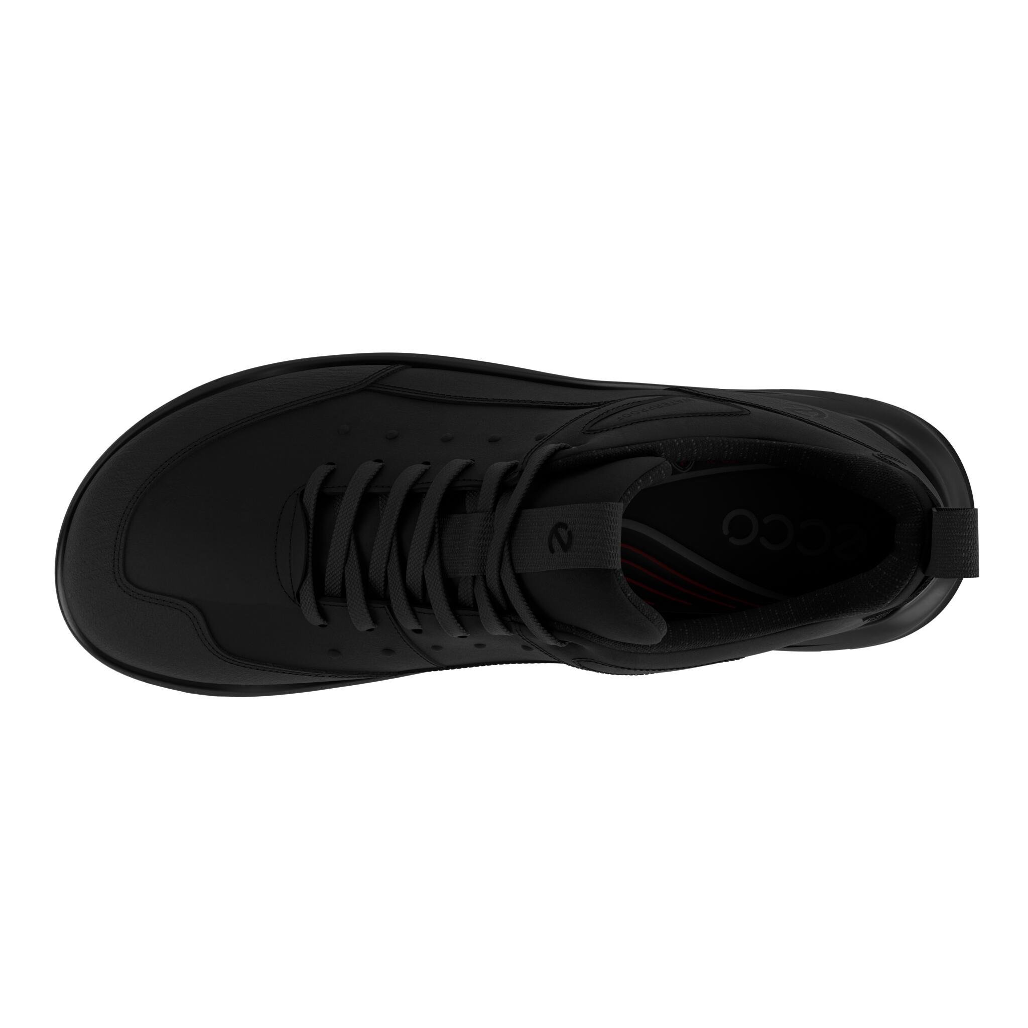 Мужские водоотталкивающие низкие кеды ECCO для бездорожья, BLACK/BLACK — фото 2