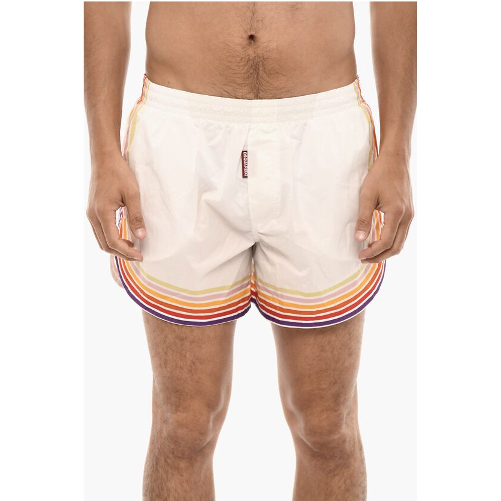 

Шорты-боксеры MIDI с полосатым принтом Dsquared2, White