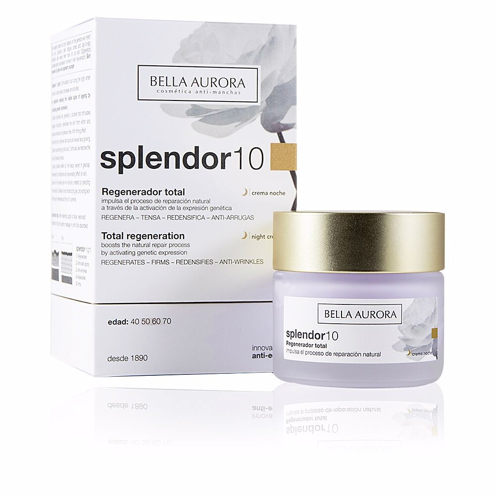 

Крем против морщин Splendor 10 regenerador total noche Bella aurora, 50 мл
