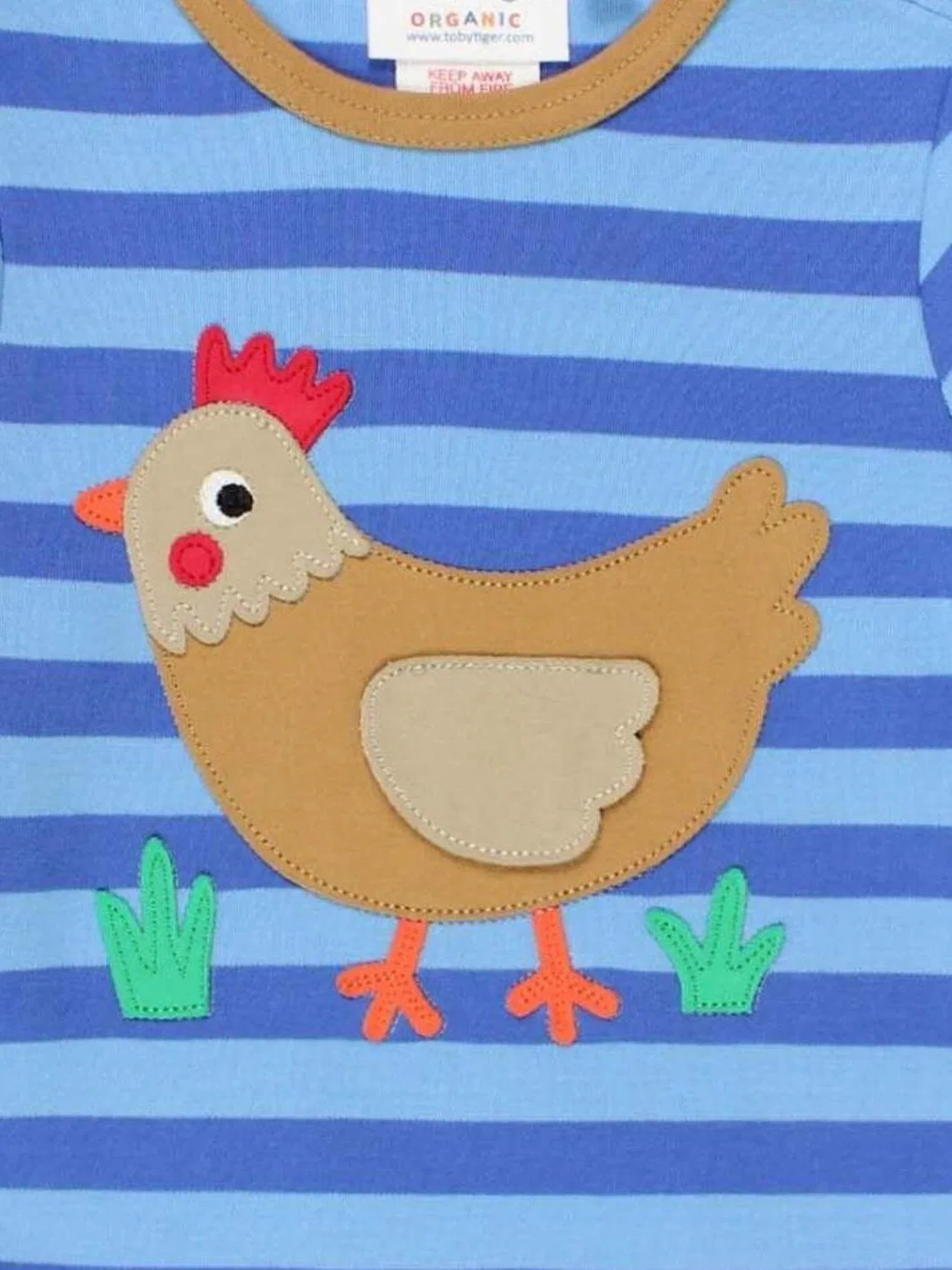 Футболка 'Huhn' Toby Tiger, Blue — фото 2