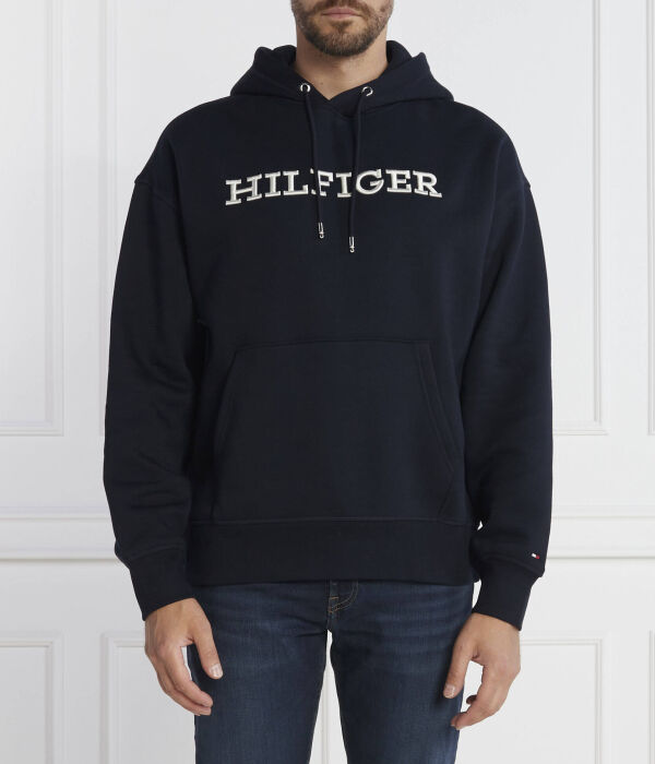 

Свитер монотипный вышивка Regular fit Tommy Hilfiger, синий
