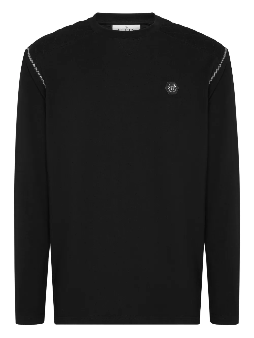 

Футболка с молнией Philipp Plein, черный