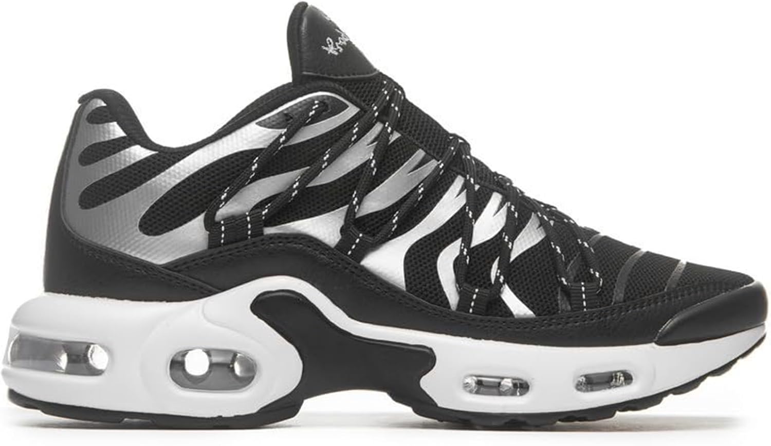 

Мужские кроссовки для бега износостойкие, комфортные для путешествий, дышащие, для спорта, тренажерного зала, джоггинга, большие, для активного отдыха и походов Generic, белый/черный