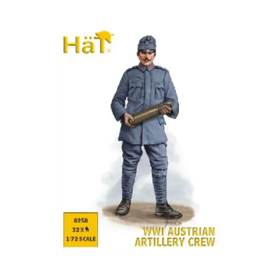 

Австрийский артиллерийский расчет Первой мировой войны, Historical Plastic Military Figures - WWI (1:72) (Hat Industries)