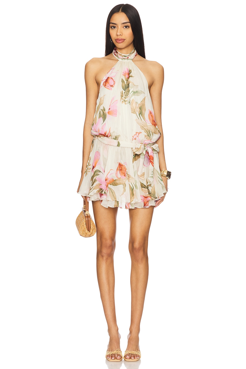 

Мини-платье Rococo Sand, cream pink mulit