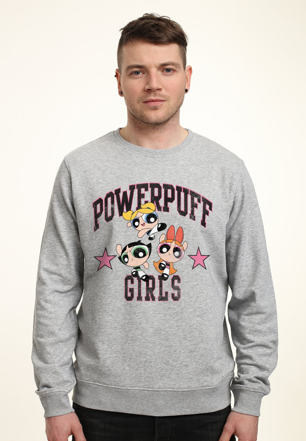 

Толстовка THE POWERPUFF SCRIPT GRAPHIC LOGO Henry Tiger, цвет Heather Grey