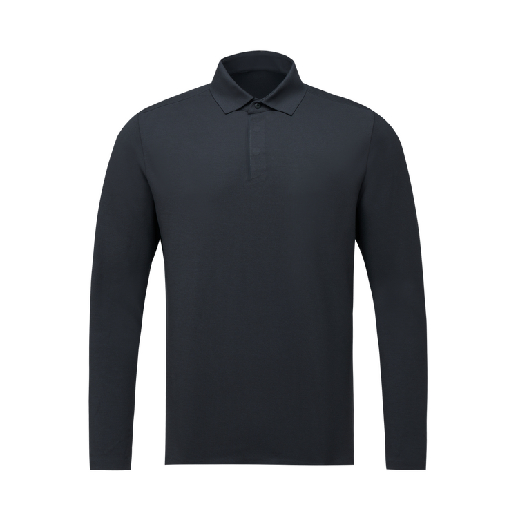 

Длинный рукав поло мужская DESCENTE, Ib-Stretch Limo