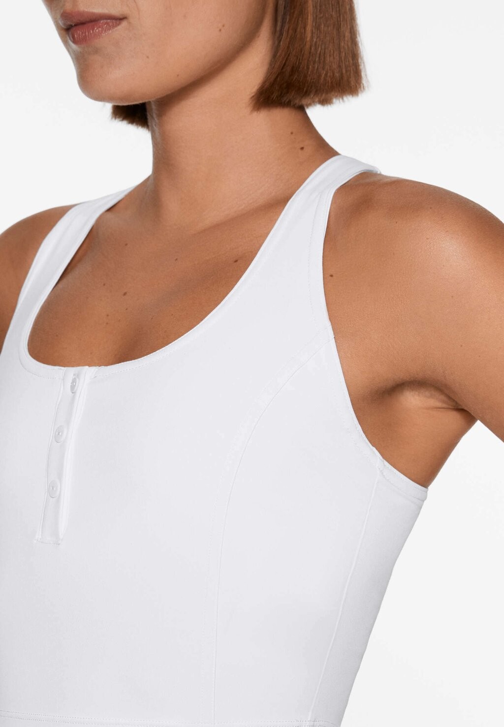 

Топ Comfortlux Strappy OYSHO, белый