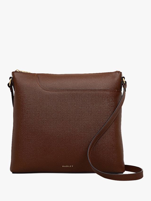 

Кожаная сумка кроссбоди с большими карманами Radley, Chocolate