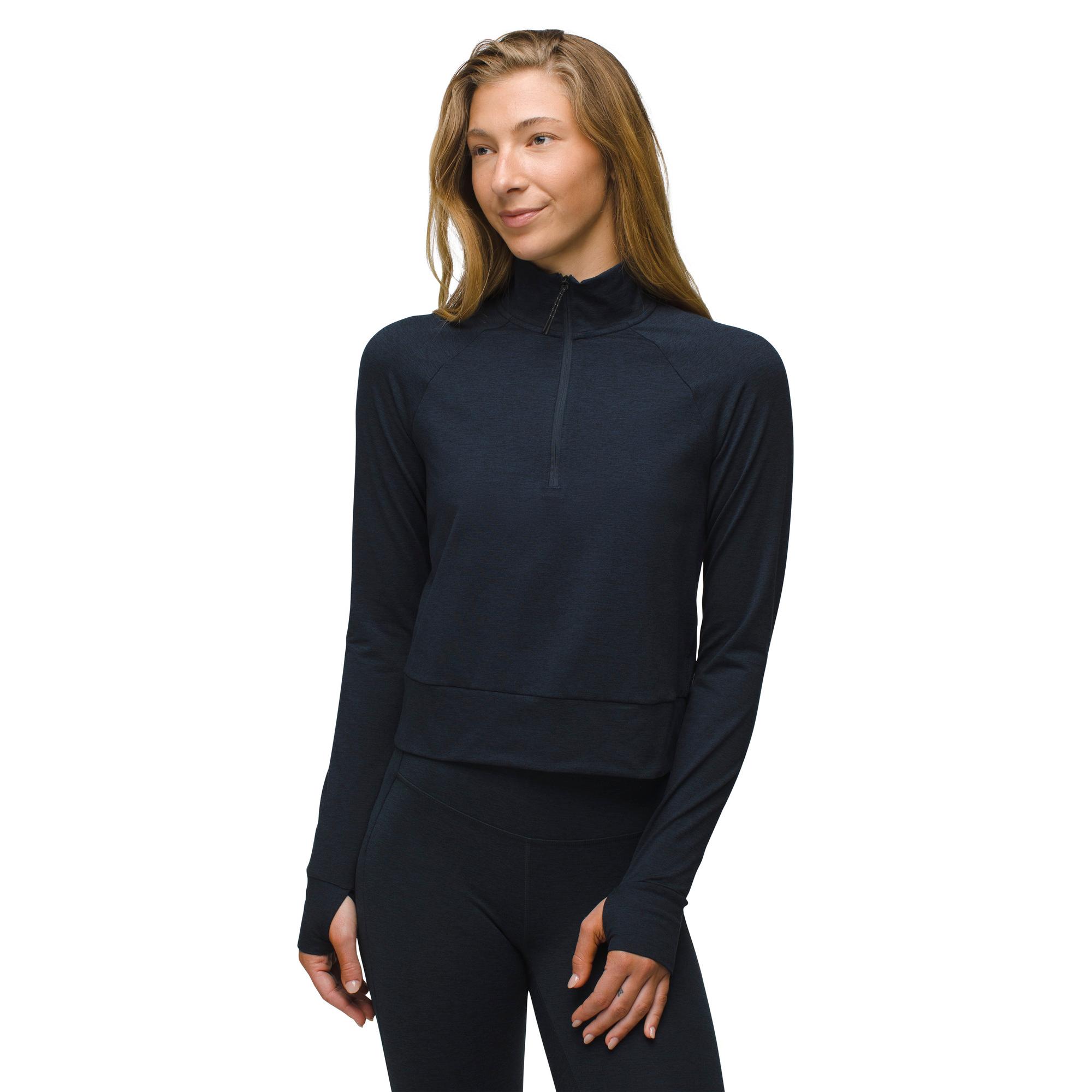 

Женская футболка Ice Flow с половинной молнией prAna, Nautical