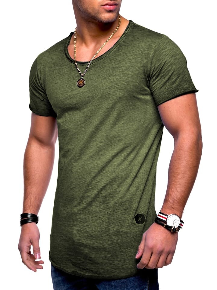 

Футболка behype, цвет khaki (wash)