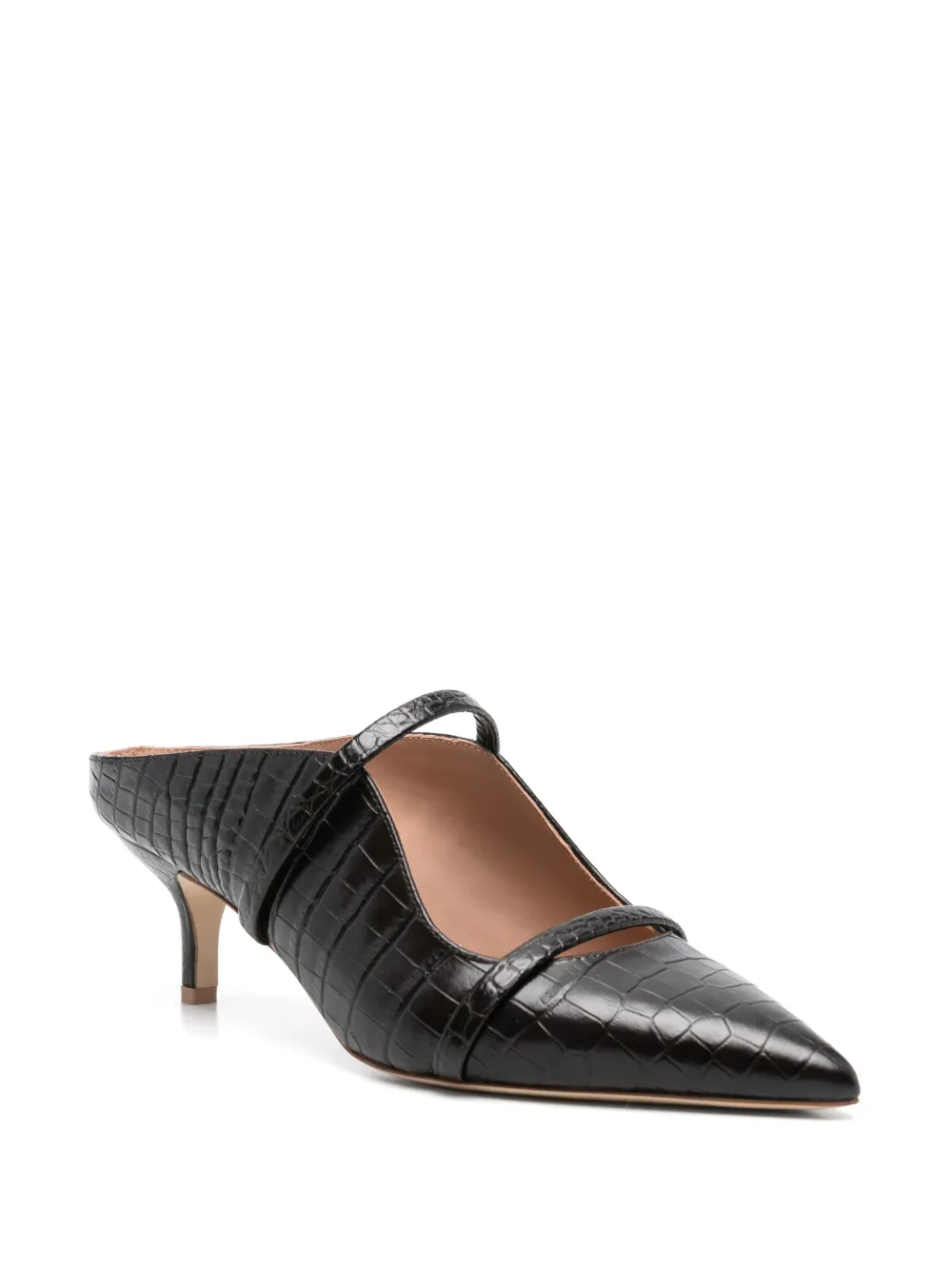 Мюли Maureen 60 с заостренным носком Malone Souliers, коричневый — фото 2