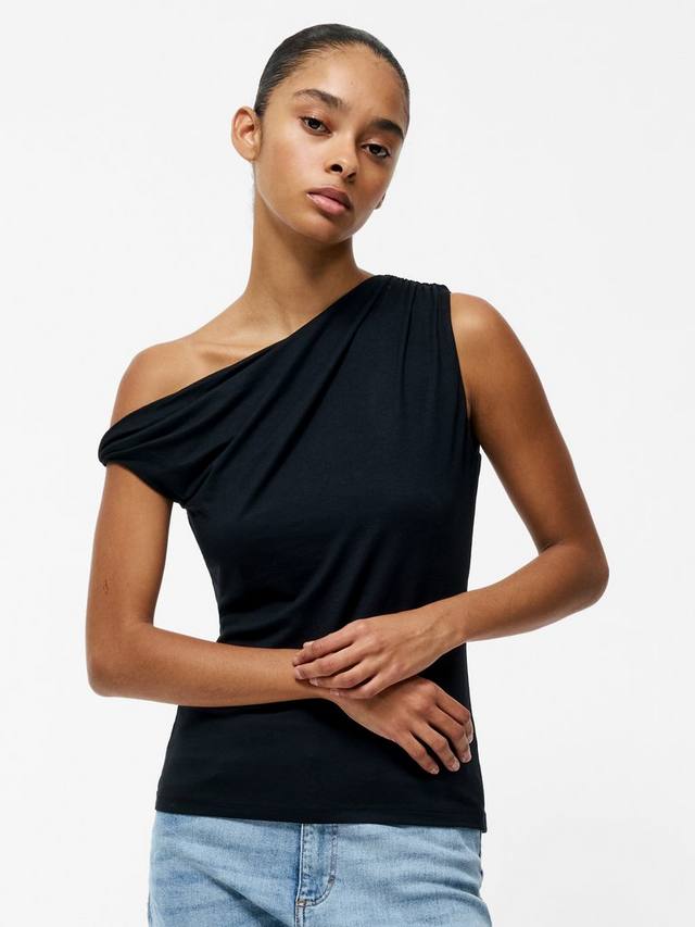 

Асимметричный топ Sia Jersey French Connection, Black