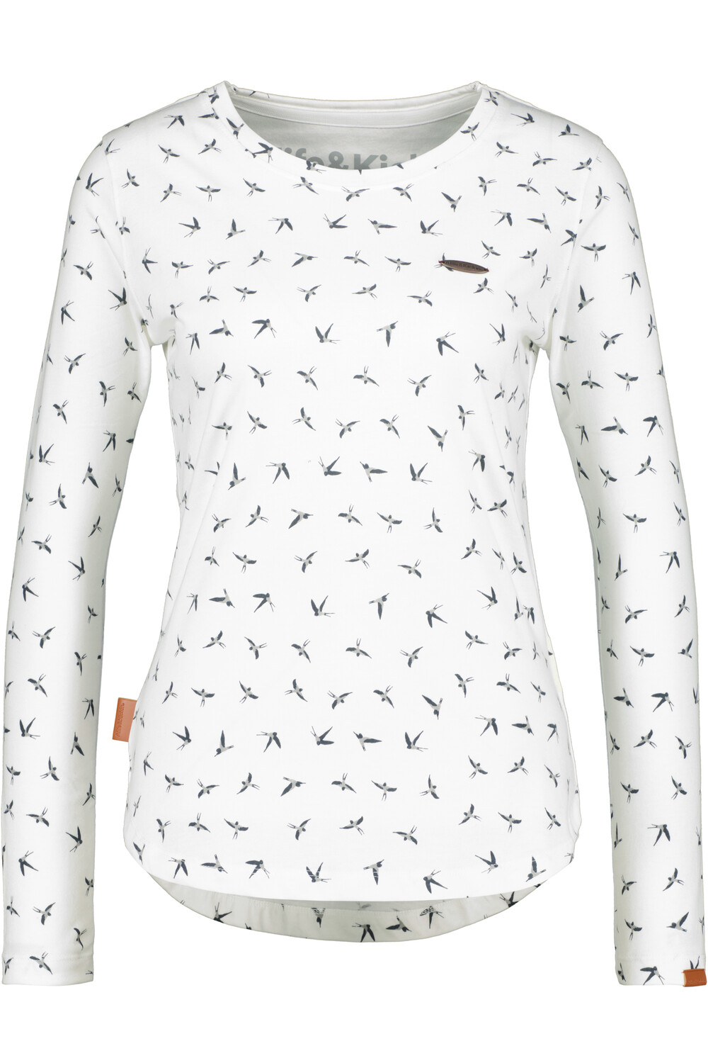 

Лонгслив alife and kickin, Langarmshirt, Pullover, Longshirt LeaAK B, белый