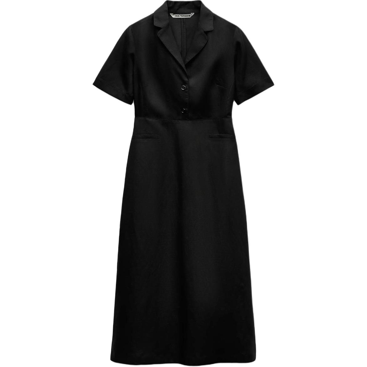 

Футболка с коротким рукавом ZW Series черная ZARA
