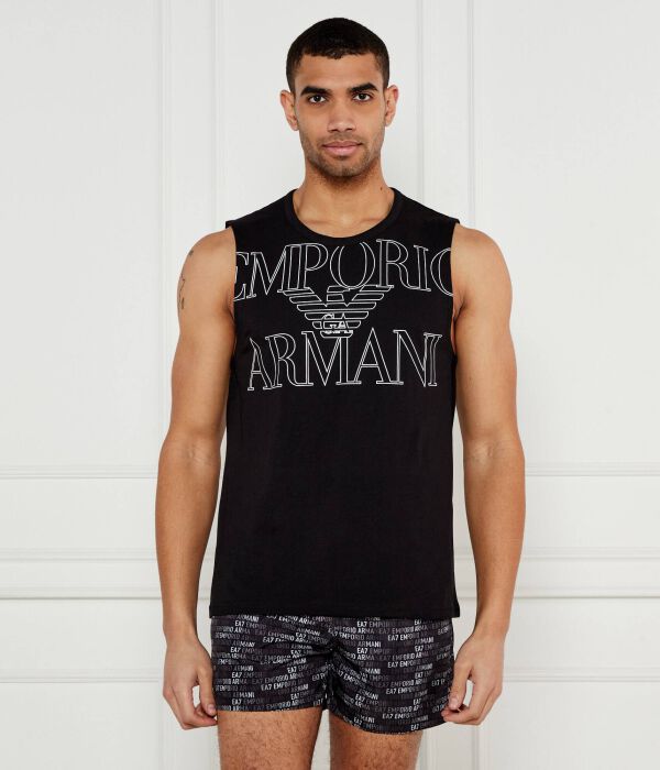 

Майка Emporio Armani Regular Fit, черный