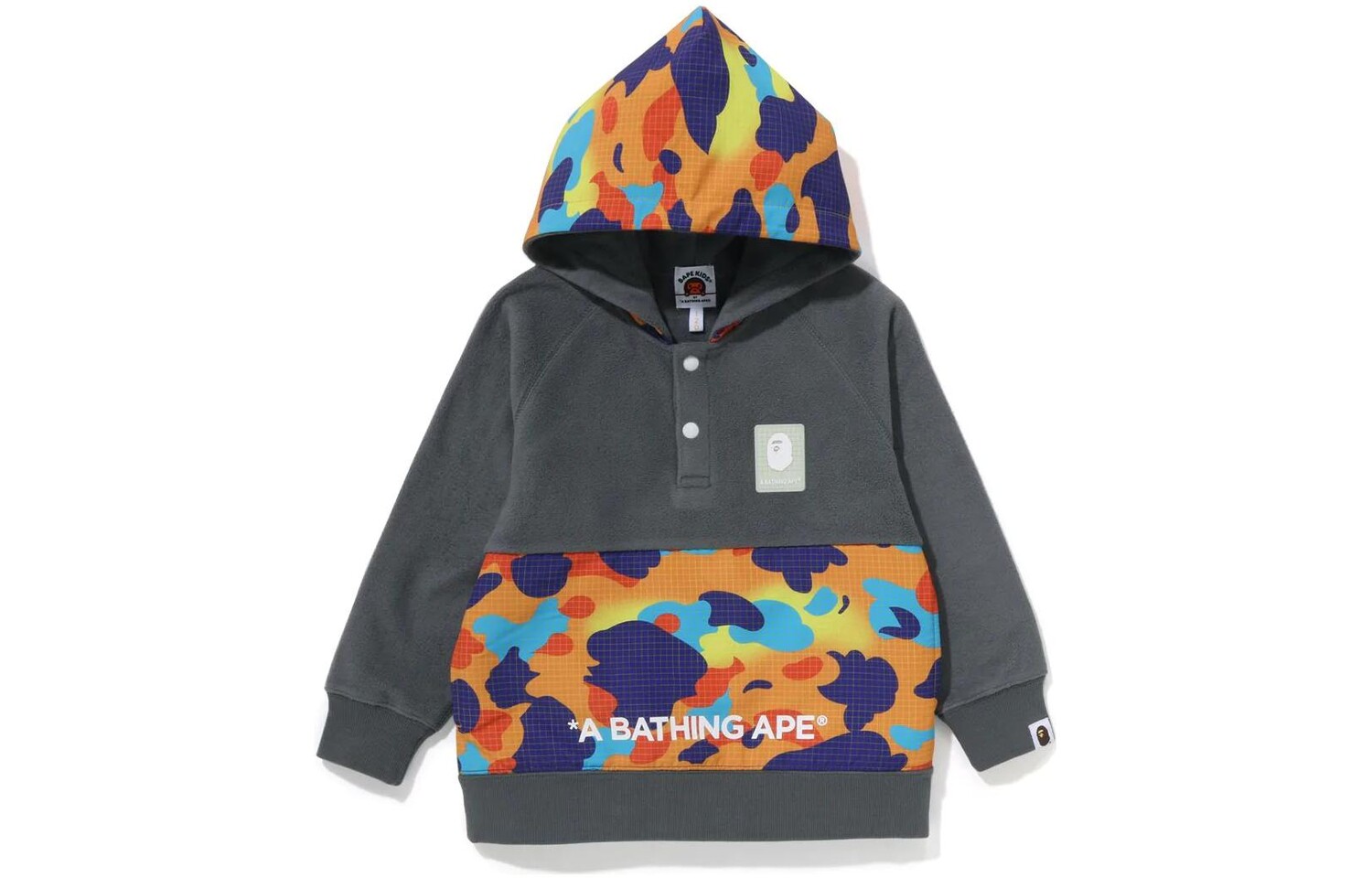 

Детская толстовка A Bathing Ape, серый
