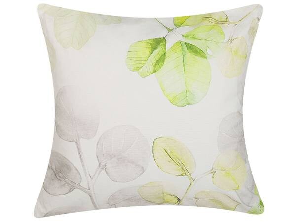 

Декоративная подушка Beliani PEPEROMIA, 45x45x45 см цвет grau/grün/weiß/gelb