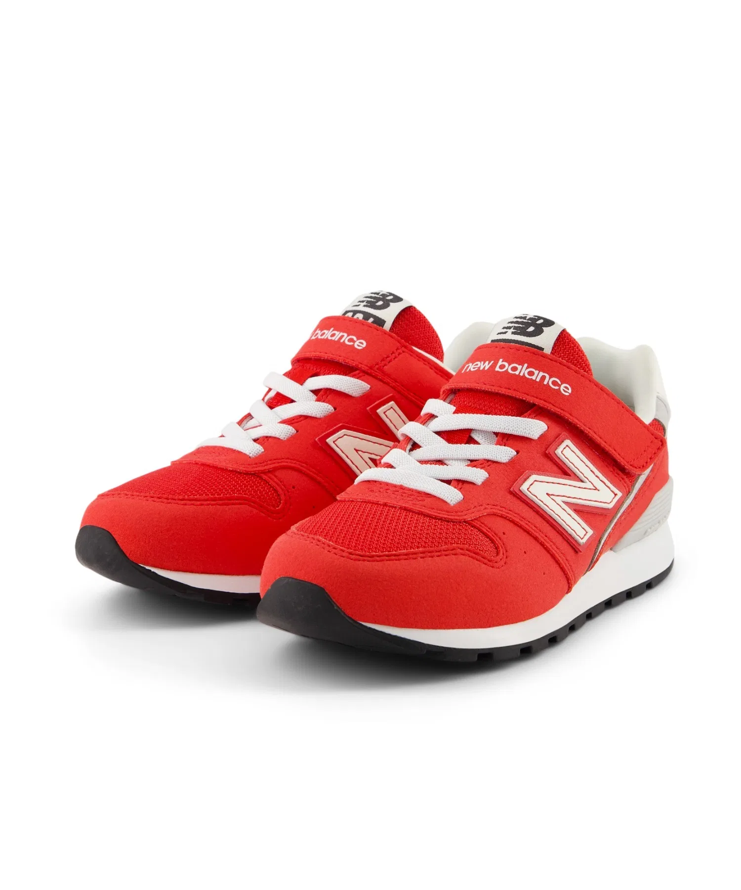 Детские кроссовки New Balance 996 Bungee с верхним ремешком красные — фото 2