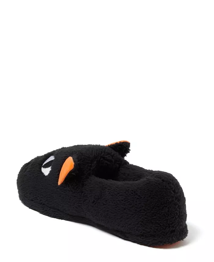 Унисекс взрослые домашние тапочки Halloween Critter с закрытой пяткой Dearfoams, черный — фото 3