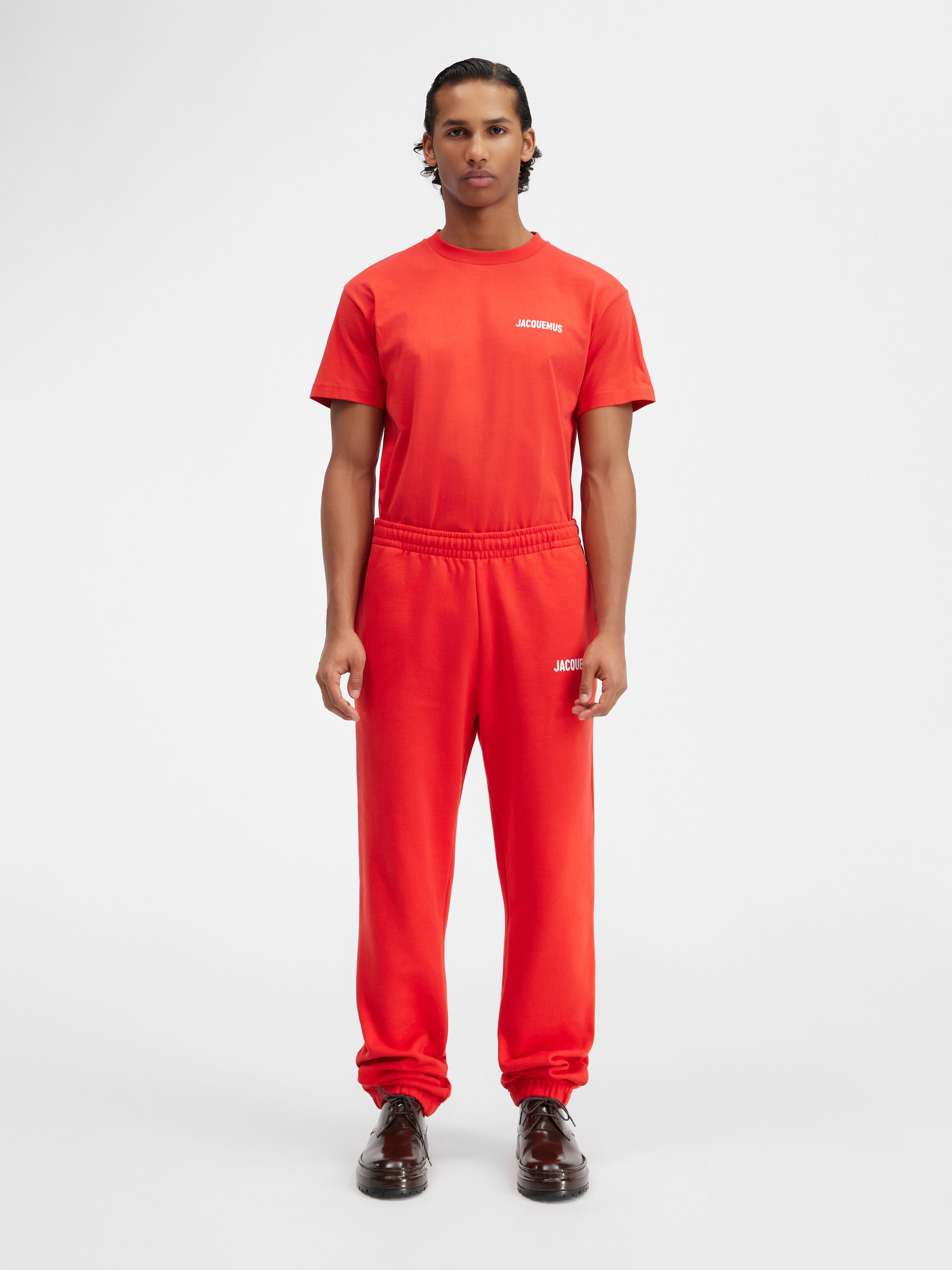 

Спортивные брюки с логотипом JACQUEMUS The Jacquemus track pants, красный