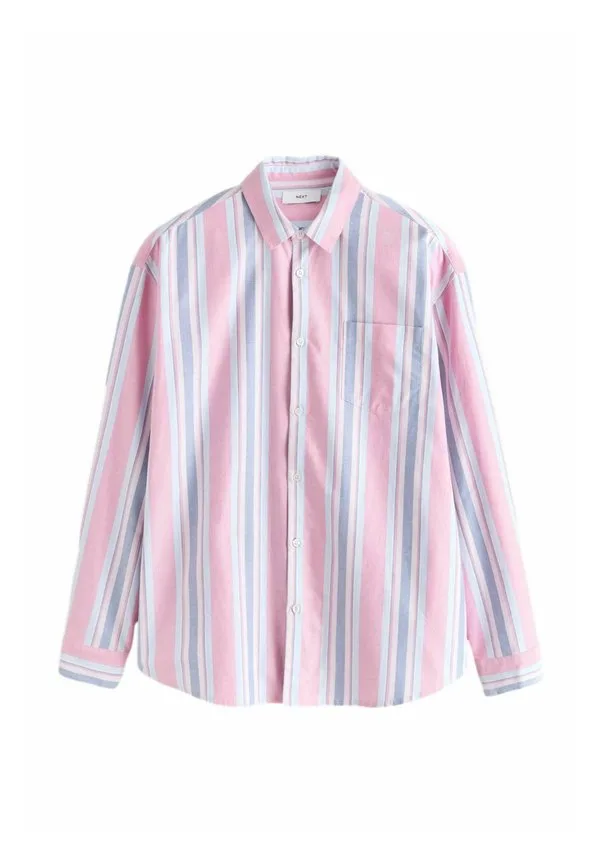 Рубашка с длинными рукавами в полоску стандартного кроя Next, Pink And Blue