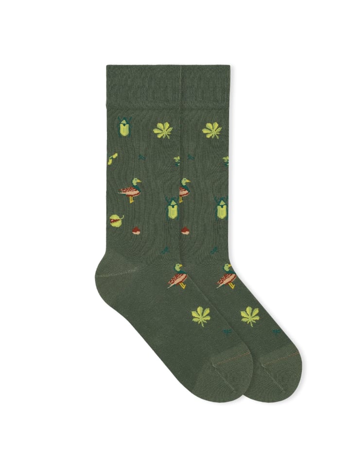 

Von Jungfeld Осенние носки с узорами «Иконы утиного пруда»