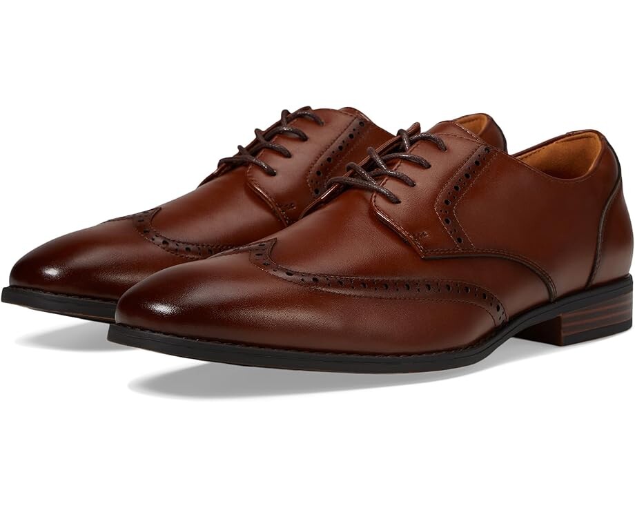 

Оксфорды Stacy Adams Lancaster Wingtip Oxford, цвет Cognac