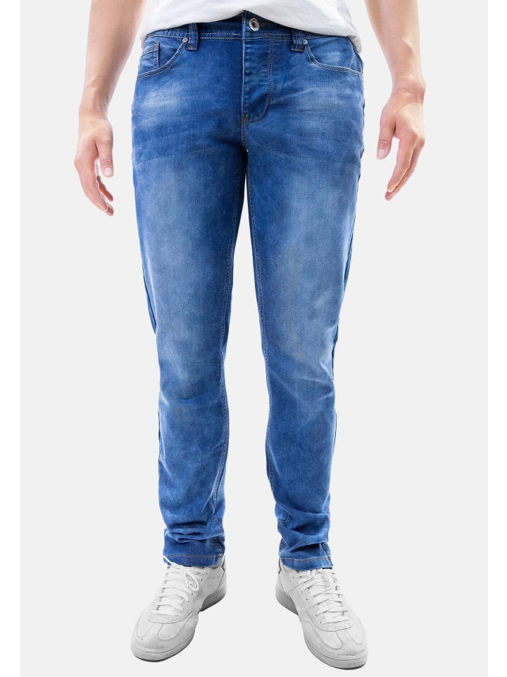 

Джинсы Jaylvis Denim Jeans mit Design Taschen und Kontrastnähten, синий