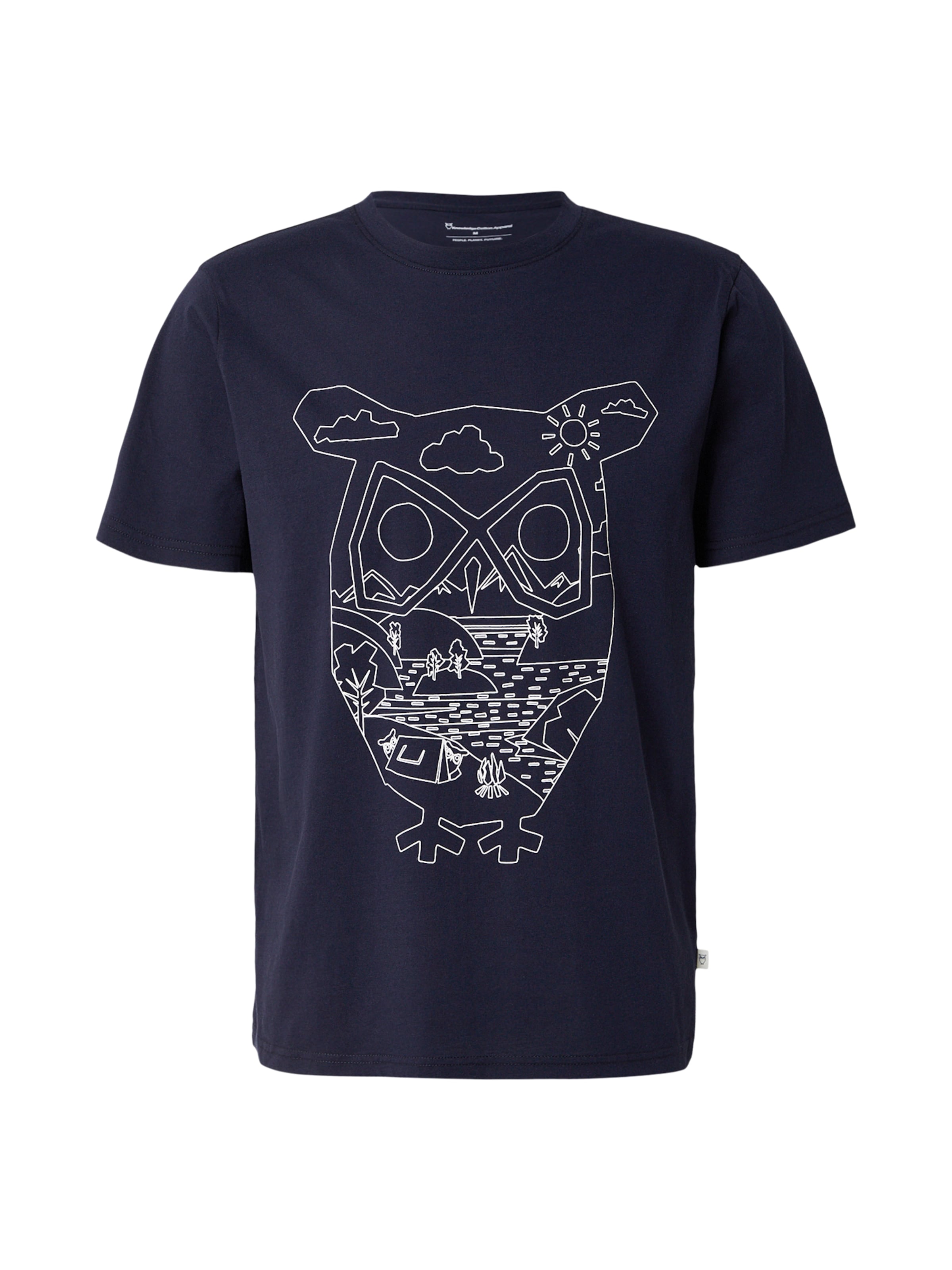 

KnowledgeCotton Apparel Футболка в цвете Navy