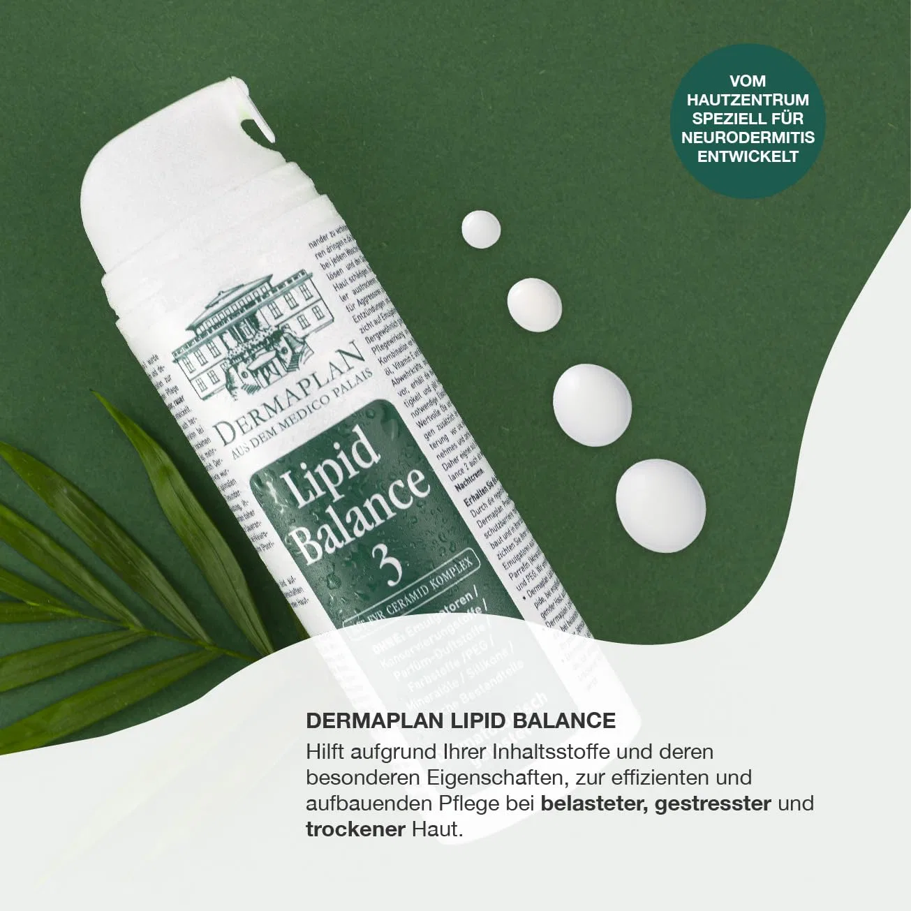 Увлажняющий крем «Lipid Balance 3» от DERMAPLAN, для нормальной и чувствительной кожи Dermaplan Aus Dem Medico Palais — фото 2