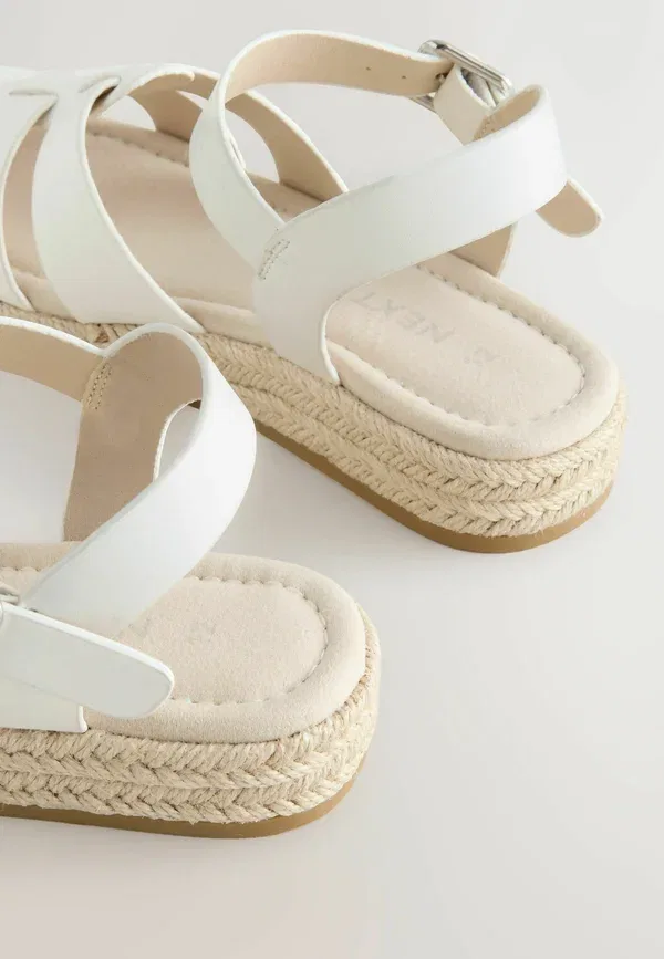 Сандалии Next Standard fit (f) fit wedge fisherman sandals, белый — фото 4