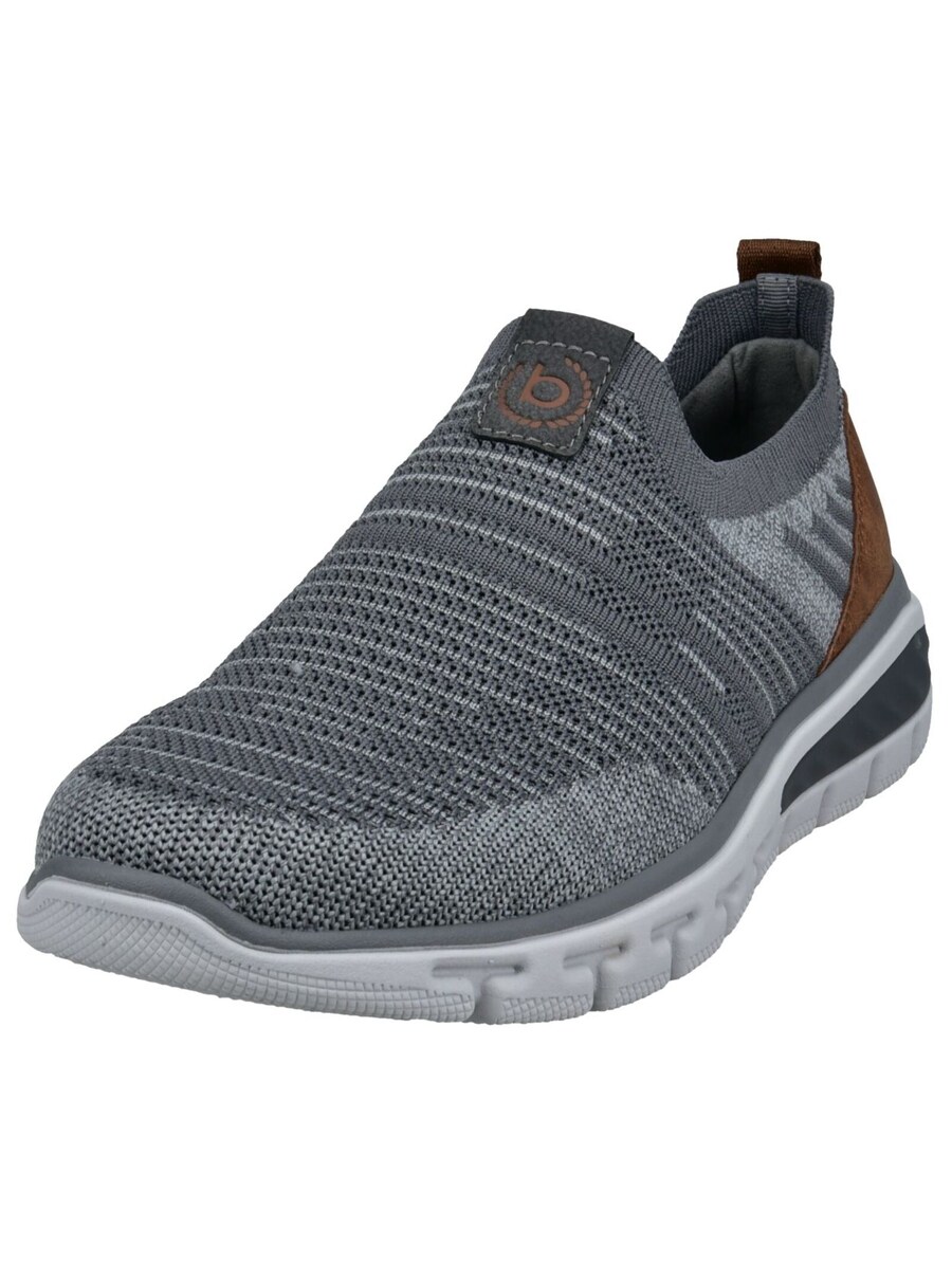

Слипоны bugatti, цвет Grey/Dark grey/mottled grey