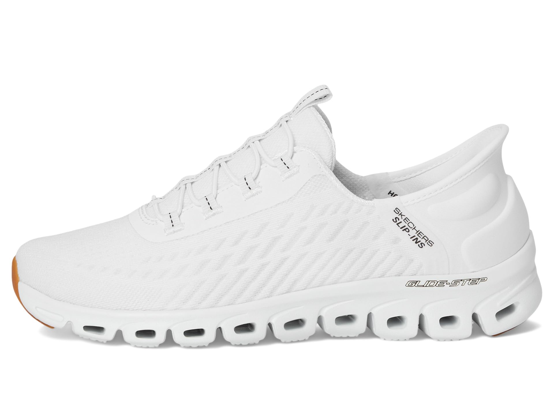 Кроссовки SKECHERS Glide Step Tranquility Hands Free Slip-Ins, цвет White Black — фото 4