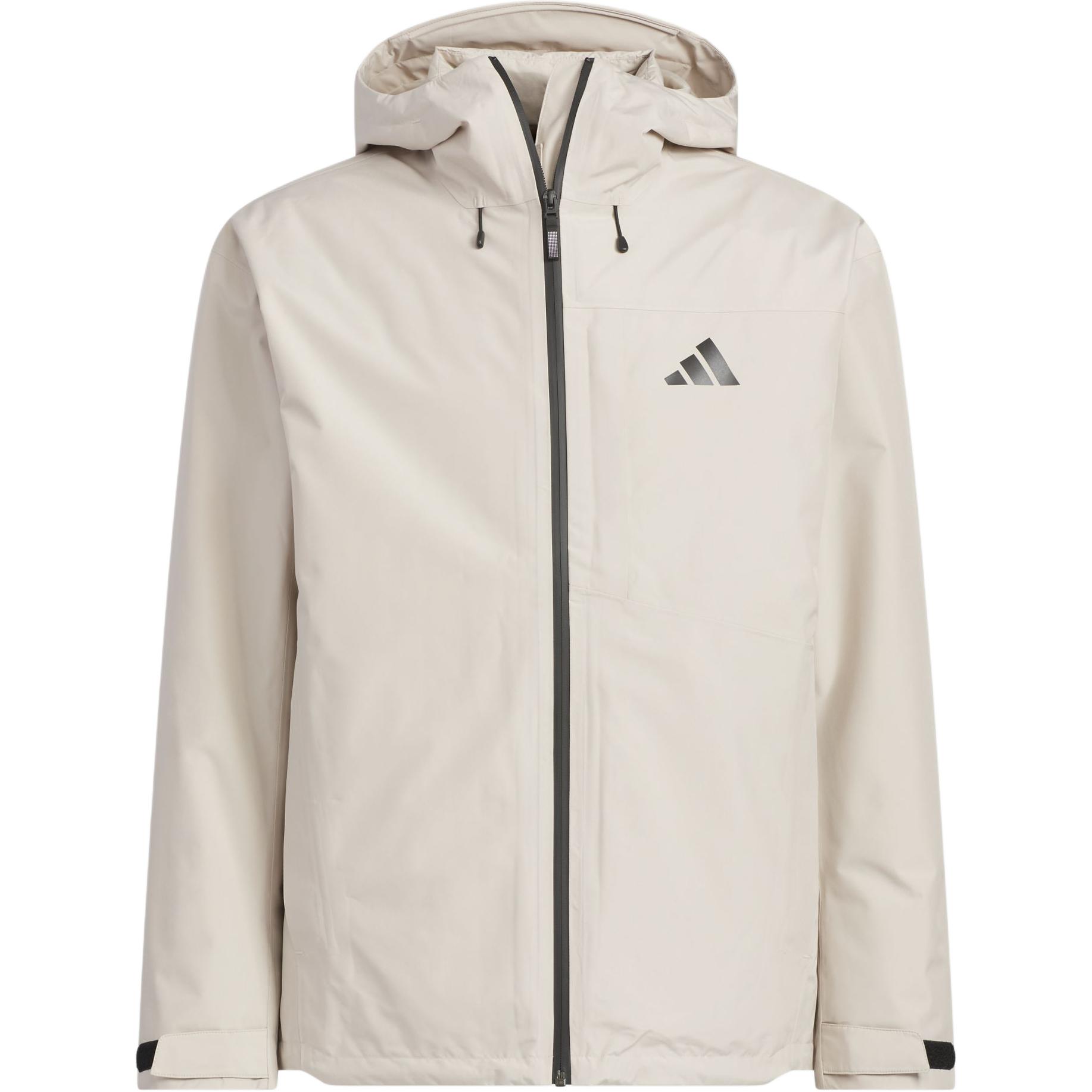 Adidas Пуховик унисекс светло-коричневый, Light Umber — фото 3