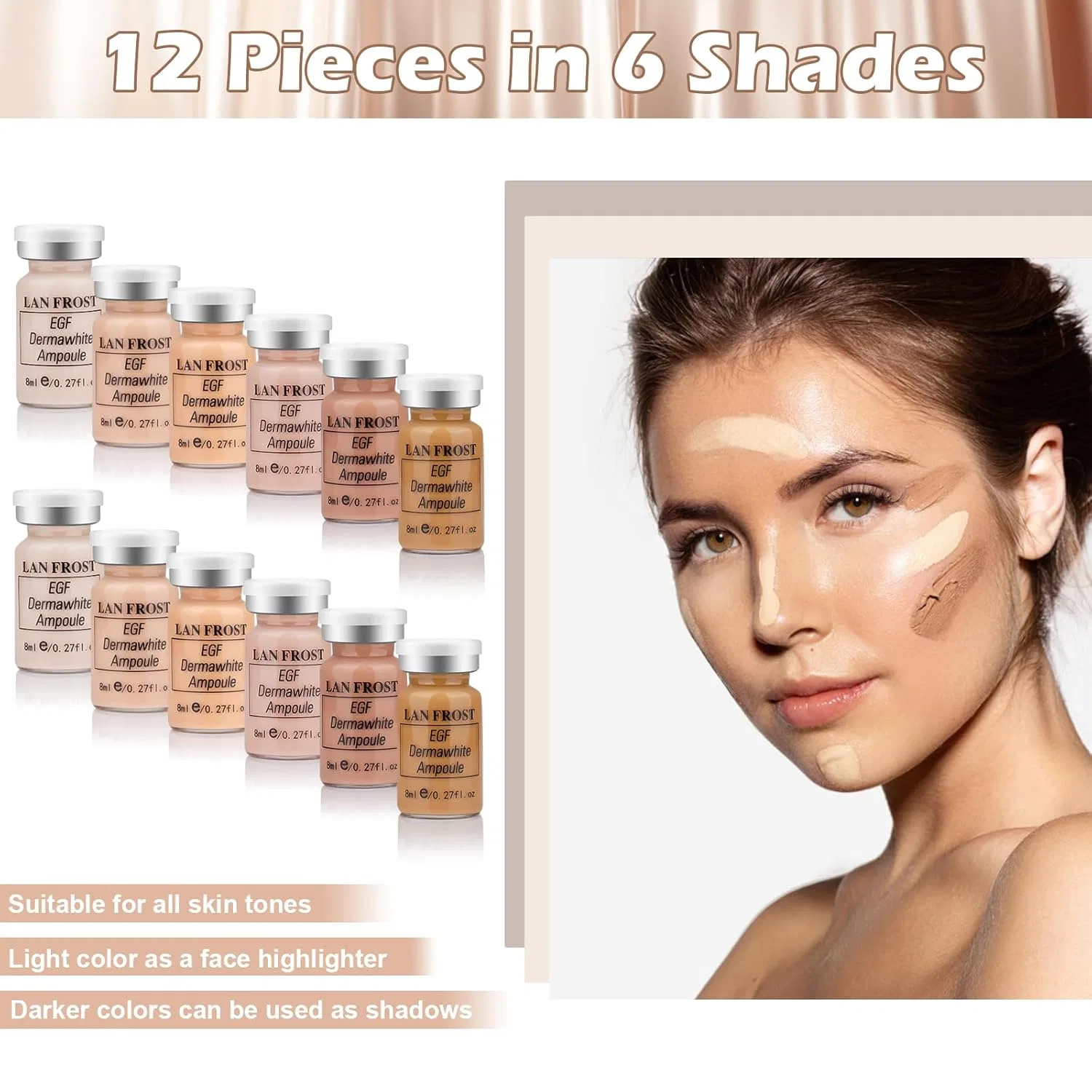 Набор сывороток-основ BB Pigment Glow Serum Starter Kit, 12 шт. по 8 мл Zevofiur — фото 2